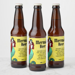 zeemeermin bier etiket