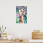 Zeemeermin bij de beek Poster van Molly Harrison (Keuken)