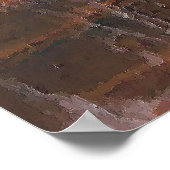 Zeemeermin bij de waterval poster (Hoek)