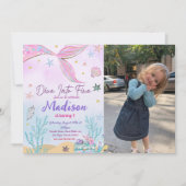 Zeemeermin Birthday Party under the Zee Party Kaart (Voorkant)