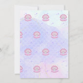 Zeemeermin Birthday Party under the Zee Party Kaart (Achterkant)