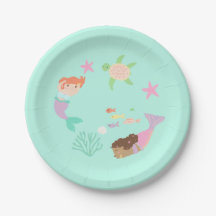 Zeemeermin Bord 7"