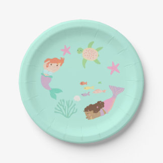 Zeemeermin Bord 7"