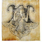 zeemeermin boven 2 douchegordijn (Voorkant)