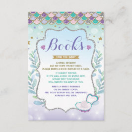 Zeemeermin Breng een Boek Kaart Onder het Zee Baby