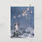  zeemeermin briefkaart (Voorkant / Achterkant)