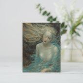 zeemeermin briefkaart (Staand voorkant)