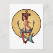 zeemeermin briefkaart (Voorkant)