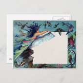 Zeemeermin Briefkaart (Voorkant / Achterkant)