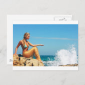 Zeemeermin Briefkaart (Voorkant / Achterkant)