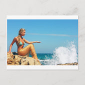 Zeemeermin Briefkaart (Voorkant)