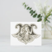  zeemeermin briefkaart (Staand voorkant)