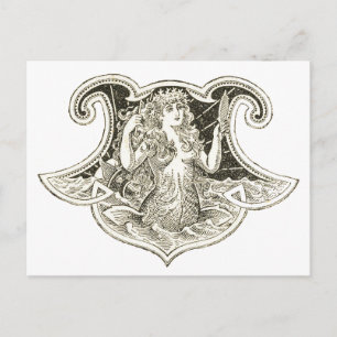  zeemeermin briefkaart
