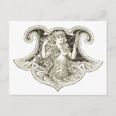  zeemeermin briefkaart (Voorkant)