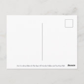 Zeemeermin Briefkaart (Achterkant)
