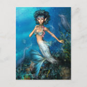 Zeemeermin Briefkaart (Voorkant)