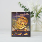  zeemeermin briefkaart (Staand voorkant)