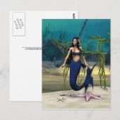 Zeemeermin Briefkaart (Voorkant / Achterkant)