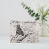 Zeemeermin-briefkaart Briefkaart (Staand voorkant)