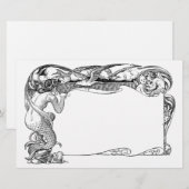 Zeemeermin Briefpapier (Voorkant / Achterkant)