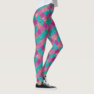 Zeemeermin Broek - Glitter Yoga & Vaarbroek Leggings