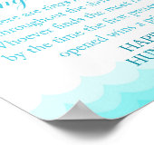 Zeemeermin Bruids Bruiloftsshower Ring Jacht Spel Poster (Hoek)