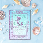 Zeemeermin bruids douche uitnodiging