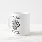 Zeemeermin buiten dienst koffiemok (Voorkant links)