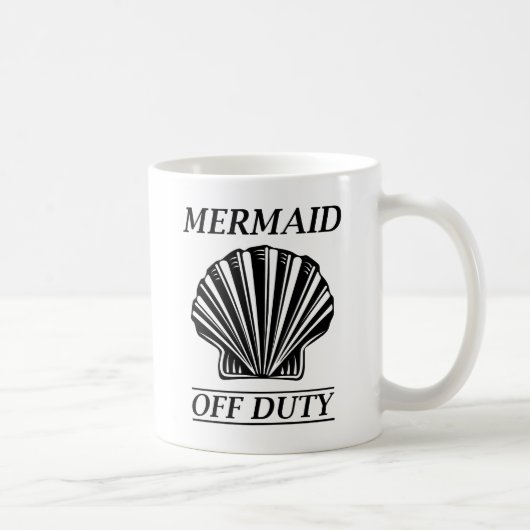 Zeemeermin buiten dienst koffiemok (Rechts)
