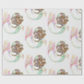 zeemeermin cadeaupapier (Vlak)