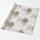 zeemeermin cadeaupapier (Uitgerold)