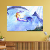 Zeemeermin Canvas afbeelding Afdruk (Insitu (Woonkamer))