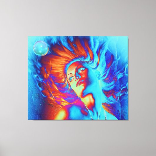 Zeemeermin Canvas Afdruk (Voorkant)
