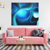Zeemeermin canvas afdruk (Insitu (Woonkamer))
