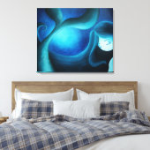 Zeemeermin canvas afdruk (Insitu (Slaapkamer))