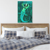  zeemeermin canvas afdrukken (Insitu (Slaapkamer))