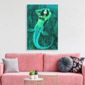  zeemeermin canvas afdrukken (Insitu (Woonkamer))