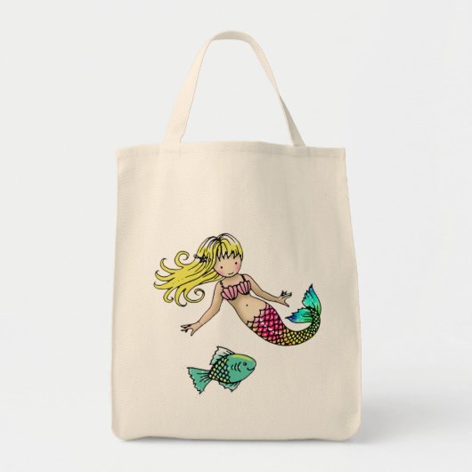 Zeemeermin Canvas tas van Molly Harrison (Voorkant)
