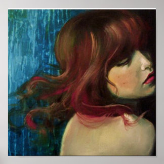 Zeemeermin (canvasafdruk) poster