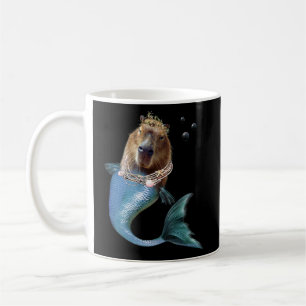 Zeemeermin Capybara Mercapybara Cute Meme Koffiemok