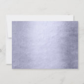 Zeemeermin Chic | Dusty Lavender Paarse doopsel Kaart (Achterkant)