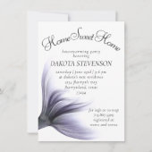 Zeemeermin Chic | Stoffige Lavendel Paarse Housewa Kaart (Voorkant)