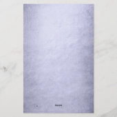 Zeemeermin Chic Tail | Dusty Lavendel Paarse Custo Briefpapier (Achterkant)