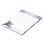 Zeemeermin Chic Tail | Dusty Lavendel Paarse Custo Notitieblok (Linkerzijde)