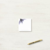 Zeemeermin Chic Tail | Dusty Lavendel Paarse Custo Post-it® Notes (Op bureau)