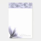 Zeemeermin Chic Tail | Dusty Lavendel Paarse Custo Post-it® Notes (Voorkant)