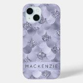 Zeemeermin chique schalen | Dusty Lavendel Paarse Case-Mate iPhone Case (Achterkant)