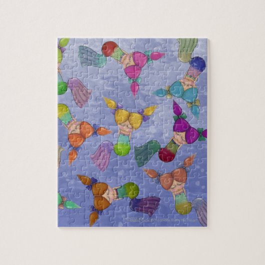 Zeemeermin Collage Legpuzzel (Verticaal)