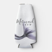 Zeemeermin Crew | Lavendel Paarse Chique Bachelore Flesjeskoeler (Voorkant)