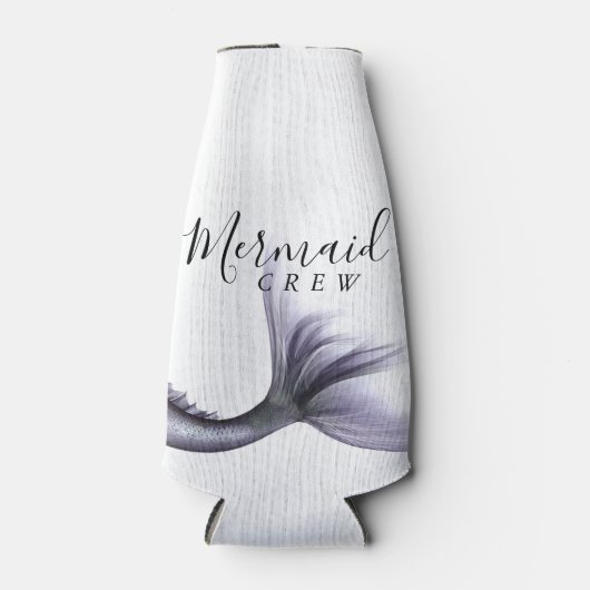 Zeemeermin Crew | Lavendel Paarse Chique Bachelore Flesjeskoeler (Voorkant)